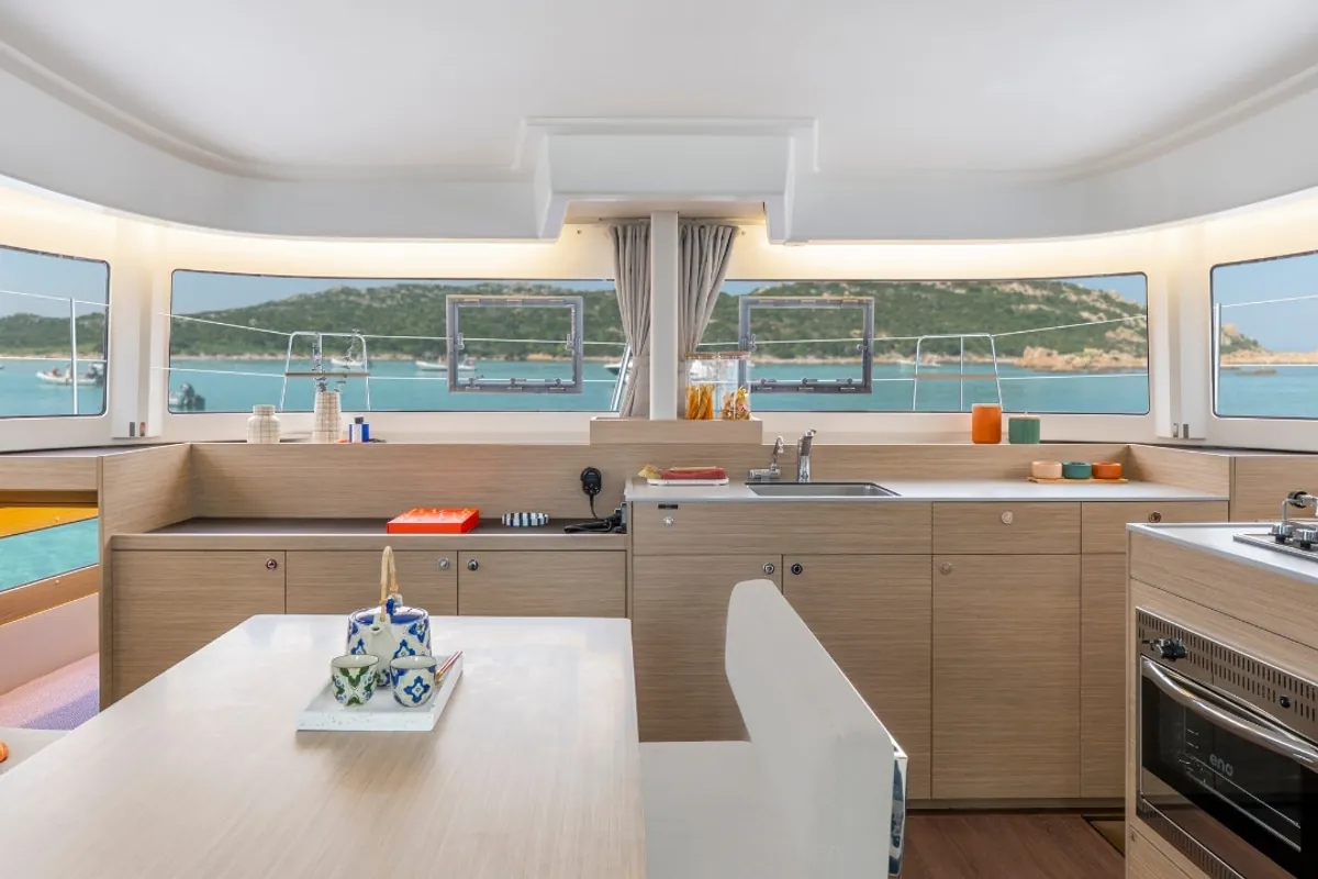 Lagoon 38 interior