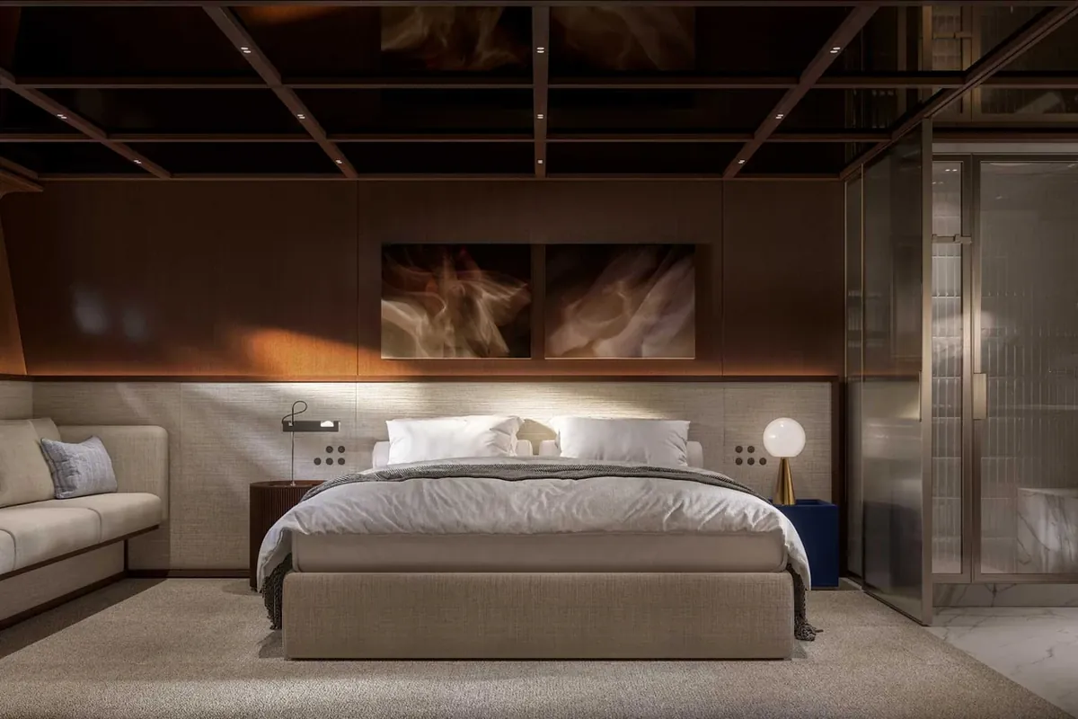 SHE - new San Lorenzo Yacht cabin suite charter sale